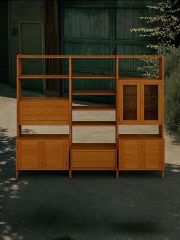 Armoire murale vintage rétro des années 70, 25 à 50 cm, 200 à 250 cm, Utilisé, 200 cm ou plus