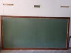 Groot antiek schoolbord 2m60 x 1m30, Diversen, Schoolborden, Ophalen of Verzenden, Gebruikt, Krijtbord