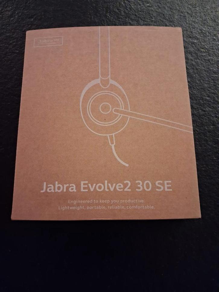 Jabra Evolve2 30 SE, Audio, Tv en Foto, Hoofdtelefoons, Op oor (supra aural), Overige merken, Ophalen of Verzenden