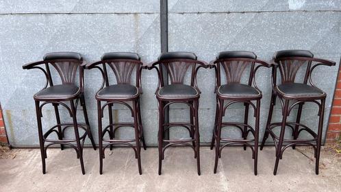 set van 5 barstoelen klassieke stijl, Antiek en Kunst, Antiek | Meubels | Stoelen en Sofa's, Ophalen