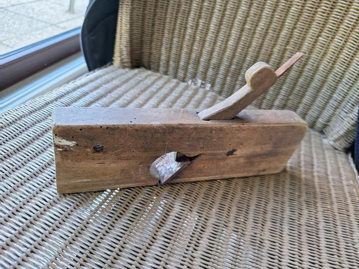 Houten schaaf., Doe-het-zelf en Bouw, Gereedschap | Handgereedschap, Gebruikt, Verzenden