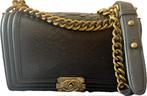 Chanel boy python en cuir véritable, Handtassen en Accessoires, Tassen | Damestassen, Ophalen of Verzenden, Zo goed als nieuw
