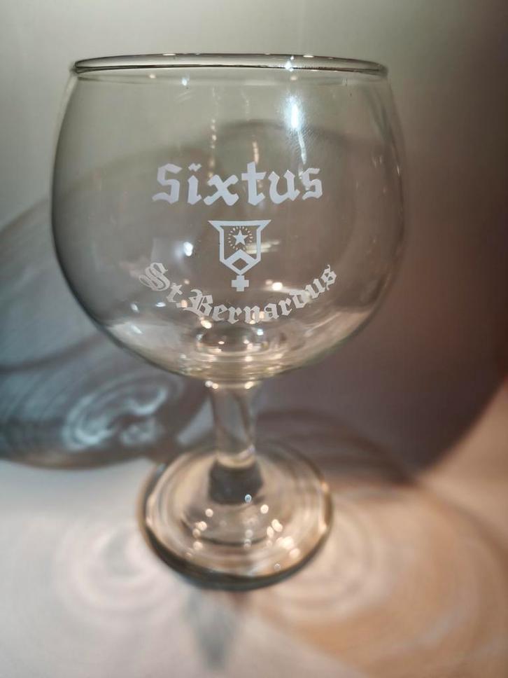 Sixtus / St. Bernardus bierglas – abdijbier  verkocht!!!, Verzamelen, Glas en Drinkglazen, Zo goed als nieuw, Bierglas, Ophalen of Verzenden