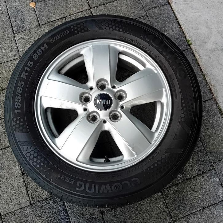 Reservewiel Mini Cooper / One vanaf bwj 2014 15inch 5 x 112, Auto-onderdelen, Banden en Velgen, Velg(en), Gebruikt, Ophalen