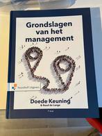 Grondslagen van het management, Boeken, Zo goed als nieuw, Management, Verzenden