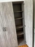 Grijze kleerkast, Huis en Inrichting, Ophalen, Gebruikt