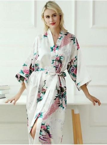 Kimono blanc unisexe innovant sans couture, taille unique
