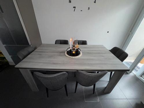 Tafel met 6 stoelen / set Table avec 6 chaises, Huis en Inrichting, Complete eetkamers, Zo goed als nieuw, Ophalen