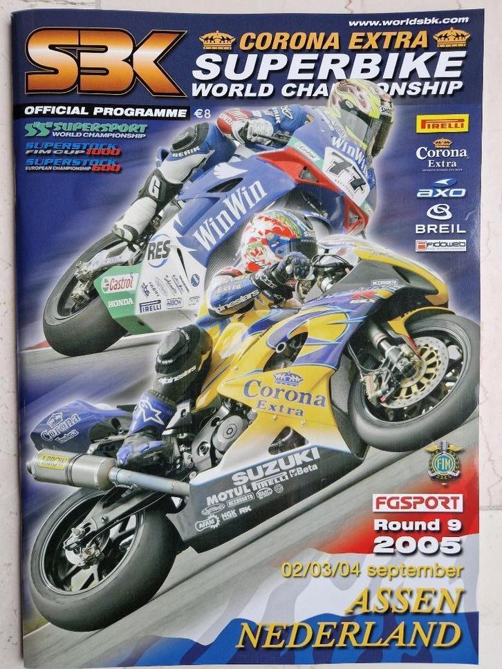 Programmaboekjes MotoGP, SBK en andere races, Motos, Modes d'emploi & Notices d'utilisation, Enlèvement ou Envoi