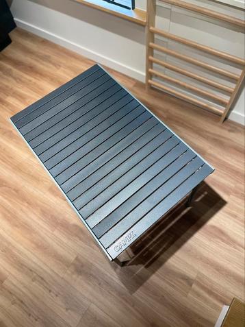 2 Rolltisch tafels van Campz, opvouwbaar aluminium 