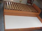 bedje met schuif voor 2de bed of berging, en wandrekje, Kinderen en Baby's, Kinderkamer | Bedden, Ophalen, Gebruikt, Hoogslaper of Stapelbed