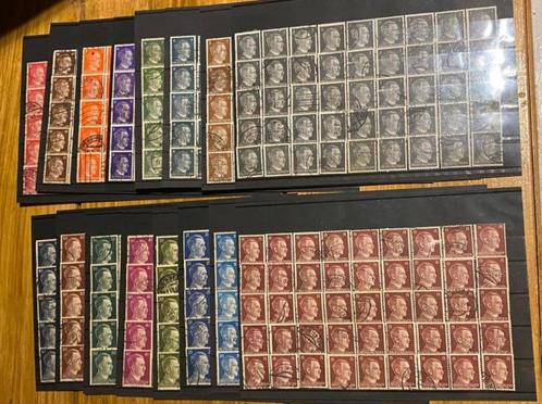690 timbres allemands de la Seconde Guerre mondiale, Collections, Objets militaires | Seconde Guerre mondiale, Enlèvement ou Envoi