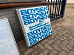 BOYSEN oude garage reclame lichtbak, Verzamelen, Ophalen, Gebruikt, Lichtbak of (neon) lamp