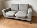 Grijze tweezit zetel, Huis en Inrichting, Ophalen, 150 tot 200 cm, Tweepersoons, 75 tot 100 cm