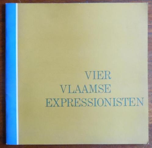 Vier Vlaamse expressionisten - Th. van Velzen - 1962, Boeken, Kunst en Cultuur | Beeldend, Zo goed als nieuw, Schilder- en Tekenkunst