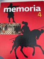 Memoria 4 handboek, Boeken, ASO, Geschiedenis, Ophalen of Verzenden, Zo goed als nieuw