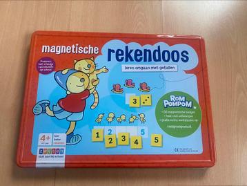 Rekendoos magneten // leren rekenen houten puzzel, Enlèvement, Utilisé, Compter