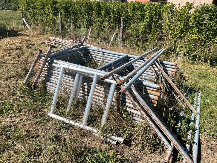 Metsel stelling, Doe-het-zelf en Bouw, Steigers, Ophalen