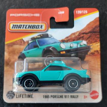 matchbox porsche 911 rally 1985 beschikbaar voor biedingen