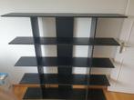 Zwarte boekenkast, Huis en Inrichting, Kasten | Boekenkasten, 150 tot 200 cm, Overige materialen, 25 tot 50 cm, Met plank(en)