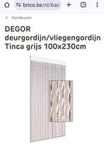 DEGOR deurgordijn/vliegengordijn Tinca grijs 100x230cm, Ophalen of Verzenden, Zo goed als nieuw