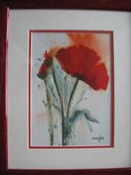 schilderij in mooi kader achter glas, Antiek en Kunst, Kunst | Schilderijen | Klassiek, Ophalen