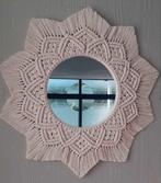 Macramé spiegel, Ophalen of Verzenden, Nieuw, Rond