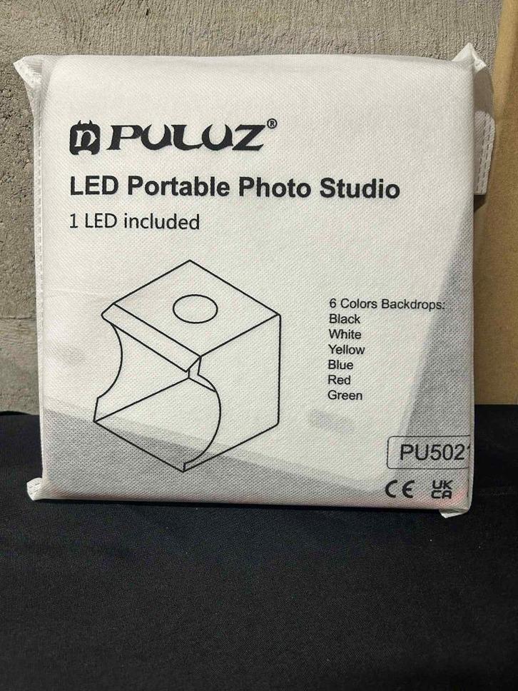 led photo studio, Audio, Tv en Foto, Fotografie | Fotostudio en Toebehoren, Zo goed als nieuw, Achtergrond, Ophalen