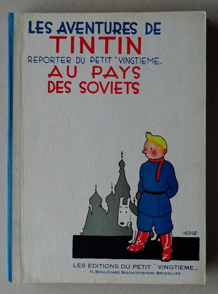 Tintin au pays des Soviets fac-similé numéroté, Livres, BD, Enlèvement