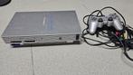 2xPS2 consoles met kabels en pad, Ophalen of Verzenden, Zilver