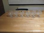 6 Kristallen porto glazen bohemian crystal, Huis en Inrichting, Ophalen, Zo goed als nieuw, Overige stijlen, Overige materialen