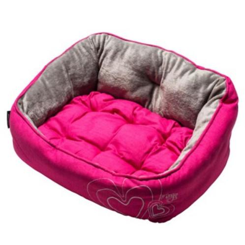 Panier rose Rogz "Luna" 56 cm, Dieren en Toebehoren, Hondenmanden, Nieuw, Polyester, Ophalen of Verzenden