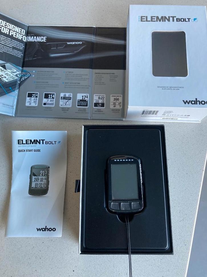 Wahoo Elemnt Bolt, Vélos & Vélomoteurs, Accessoires vélo | Compteurs de vélo, Enlèvement ou Envoi