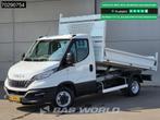 Iveco Daily 35C14 Kipper Dubbellucht 3,5t Trekhaak Airco Cru, Auto's, Bestelwagens en Lichte vracht, Stof, Gebruikt, Euro 6, Iveco