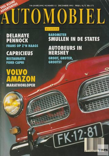 Automobiel Klassiek 1993 Magazine #12 Nederlands beschikbaar voor biedingen