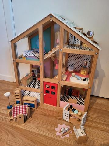 Poppenhuis Hema met toebehoren beschikbaar voor biedingen