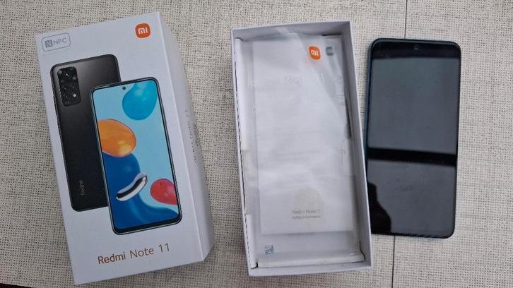 Smartphone Xiaomi note 11 4Go/128Go bleu, Telecommunicatie, Mobiele telefoons | Overige merken, Zo goed als nieuw, Zonder abonnement