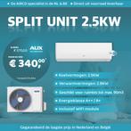 AUX Airco Split Unit 2,5kW + GRATIS WIFI - BESTE DEAL IN BE, Ophalen of Verzenden, Nieuw