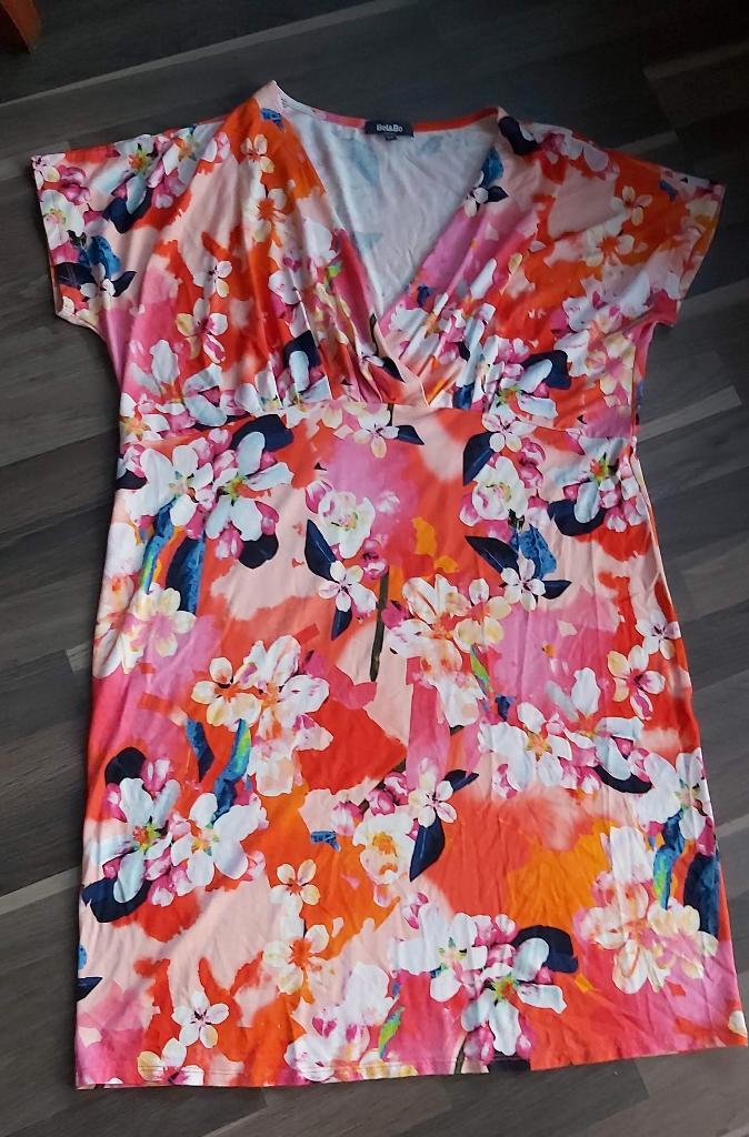 MS Mode ofwel Bel & Bo, zomerjurk, 48, Kleding | Dames, Grote Maten, Zo goed als nieuw, Jurk, Ophalen of Verzenden