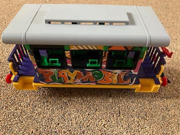 Wagon de train Playmobil graffiti 4118 complet