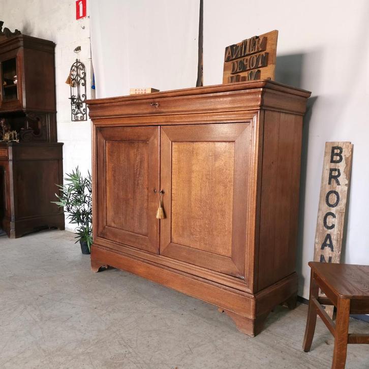 Grande armoire ancienne Louis Philippe BAHUT L 150 H 136, Antiquités & Art, Antiquités | Meubles | Armoires, Enlèvement