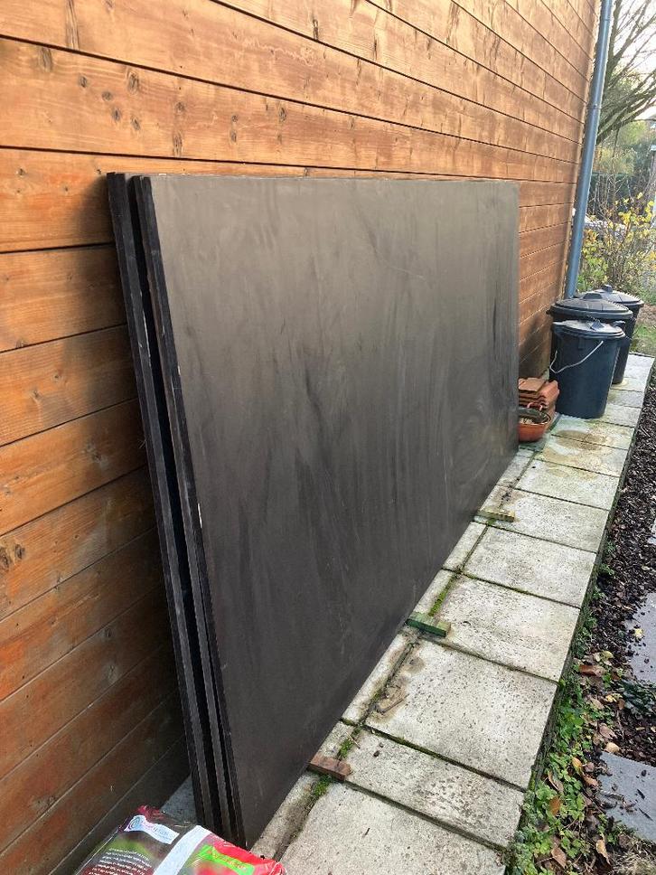 4x betonplex platen 18 mm 250x125 cm, Doe-het-zelf en Bouw, Platen en Panelen, Zo goed als nieuw, Betonplex, Minder dan 20 mm