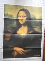 Affiche publicitaire Da Vinci de Canon, Comme neuf, Publicité, Enlèvement ou Envoi