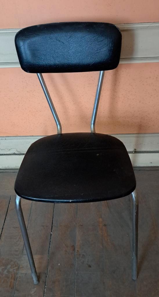 Chaise noire, Maison & Meubles, Chaises, Une, Noir, Enlèvement