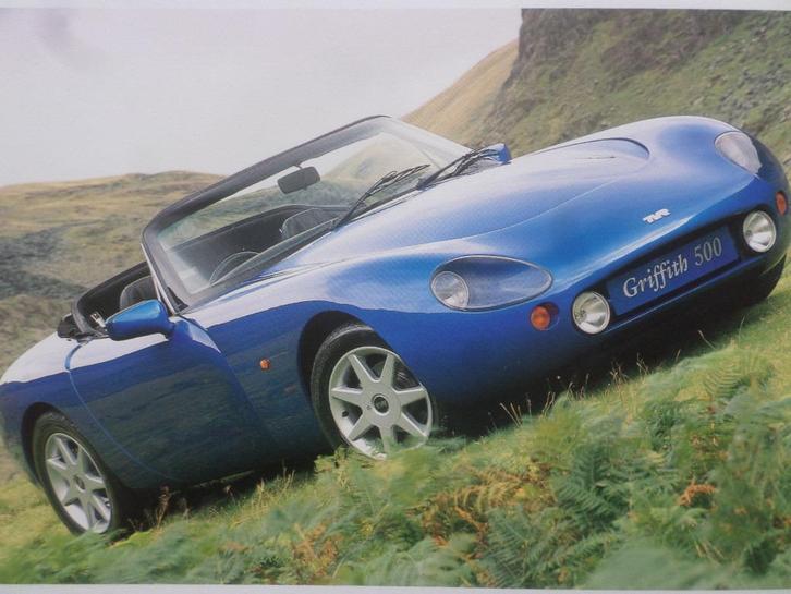 TVR Griffith 500 Brochure, Boeken, Auto's | Folders en Tijdschriften, Ophalen of Verzenden