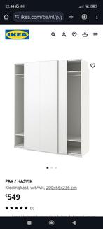 Witte/lichte houtlook PAX kleerkast van Ikea, Huis en Inrichting, Kasten | Kleerkasten, Zo goed als nieuw, Ophalen