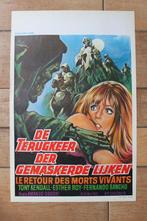 filmaffiche Return Of The Evil Dead 1973 filmposter, Rechthoekig Staand, Ophalen of Verzenden, Zo goed als nieuw, A1 t/m A3