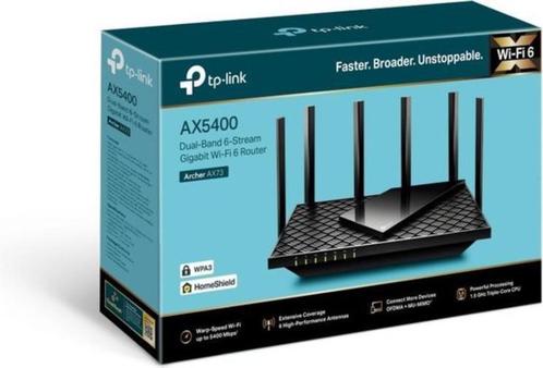 Nieuwe TP-Link Archer AX73 - Draadloze router - AX5400 - Dua, Computers en Software, WiFi-versterkers, Nieuw, Ophalen of Verzenden