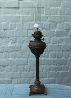 Oude petroleumlamp L & B, Ophalen, Koper