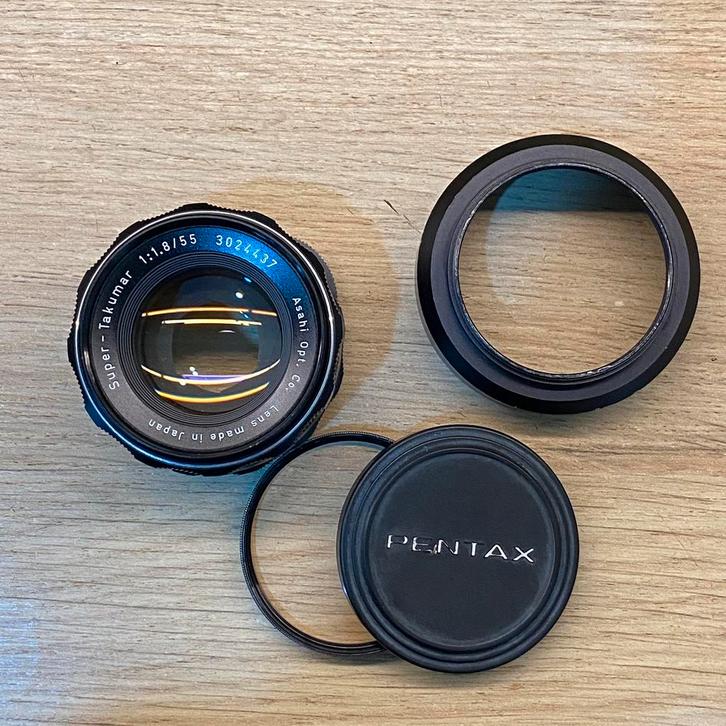 Super-Takumar 55 mm f1.8 M42* Perfecte staat, Audio, Tv en Foto, Fotocamera's Analoog, Gebruikt, Spiegelreflex, Pentax, Ophalen of Verzenden